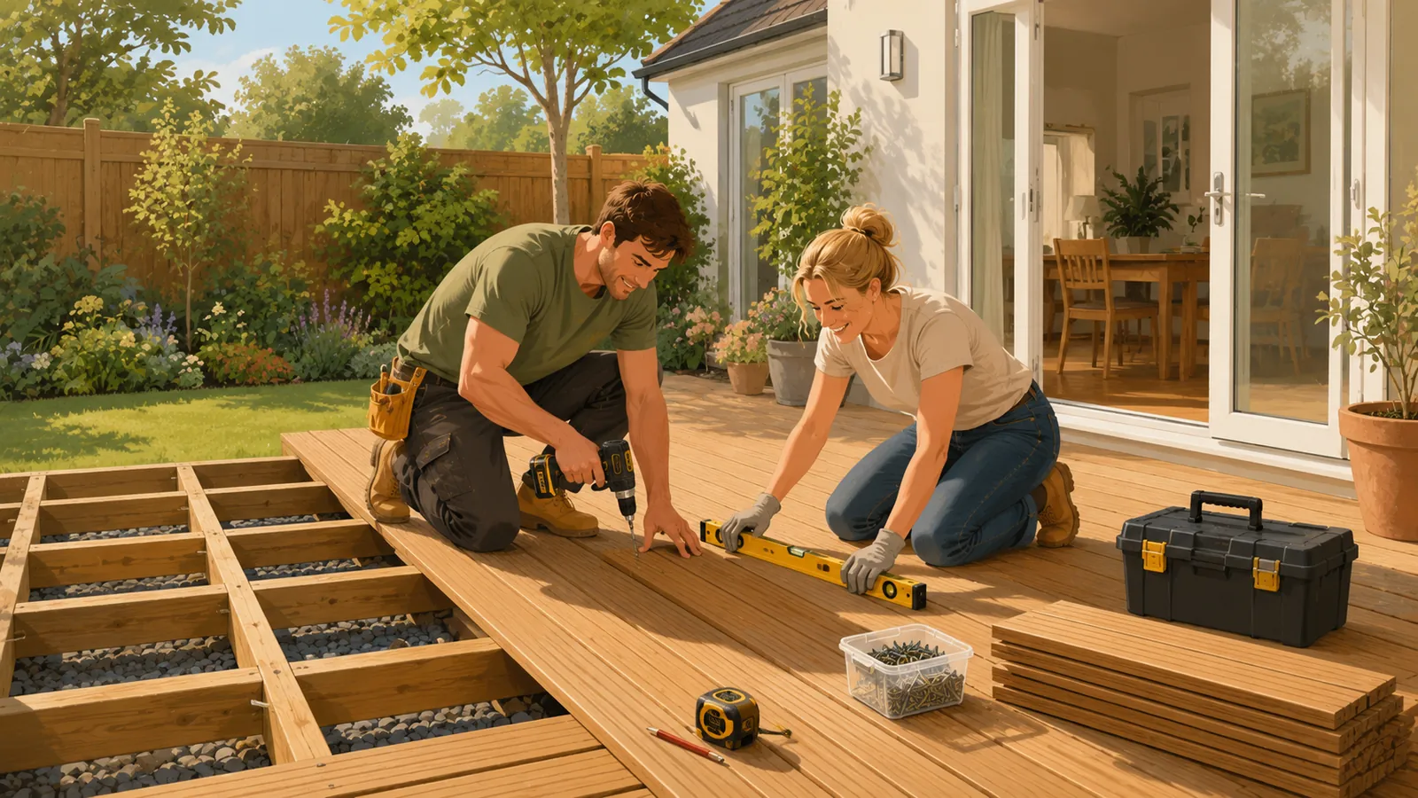 How to Plan and Build a Garden Deck: A Beginner's Guide for UK Homeowners
